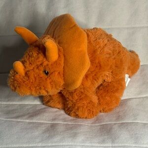 Orange Plush Dinosaur Toy